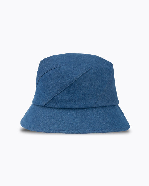 Hexagon Bucket Hat / Wash Denim