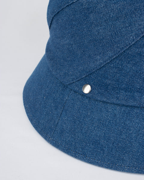Hexagon Bucket Hat / Wash Denim