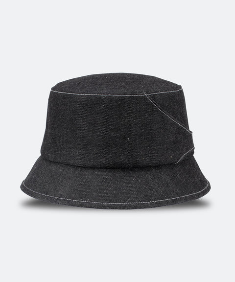 Denim Bucket Hat / Black