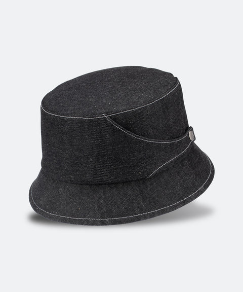 Denim Bucket Hat / Black