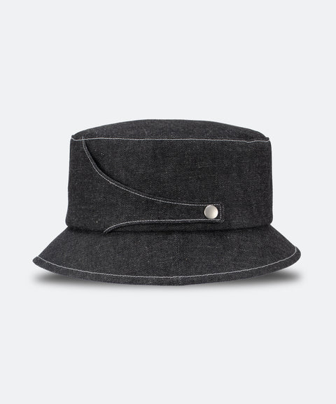 Denim Bucket Hat / Black