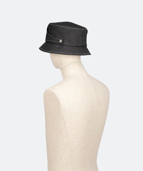 Denim Bucket Hat / Black