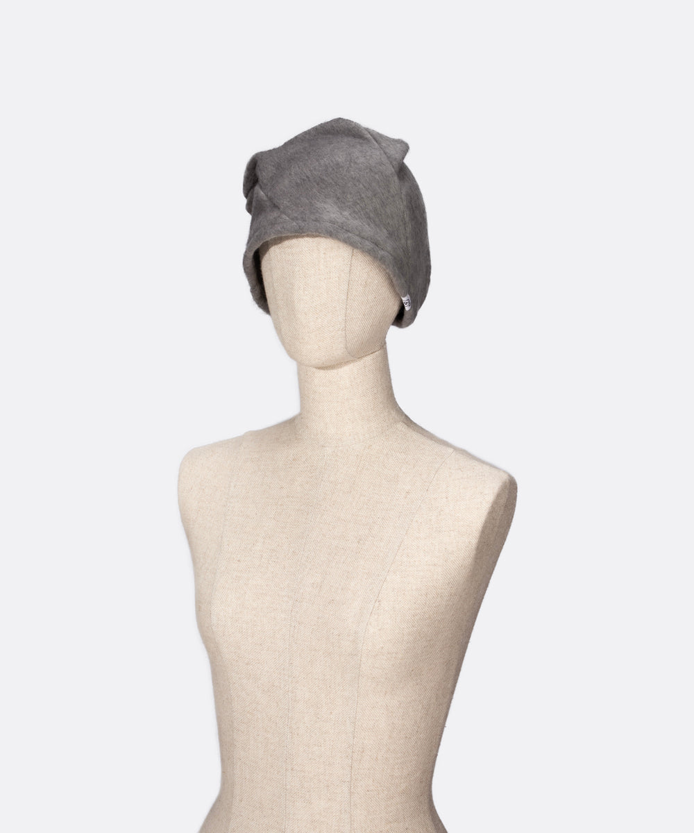 Twist Reversible Beanie / Gray – Haute Mode Hirata