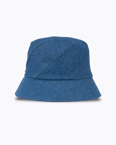 Hexagon Bucket Hat / Wash Denim