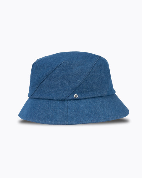Hexagon Bucket Hat / Wash Denim
