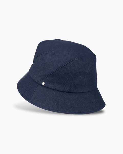 Hexagon Bucket Hat / Denim