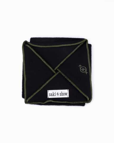 Square Knit / Black x khaki