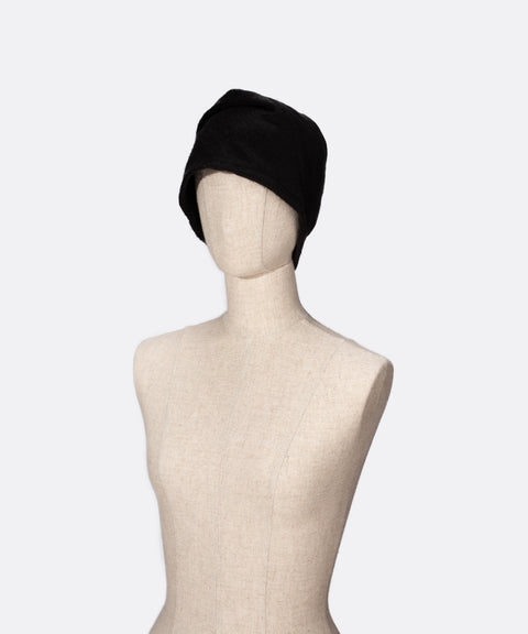 Twist Reversible Beanie / Black