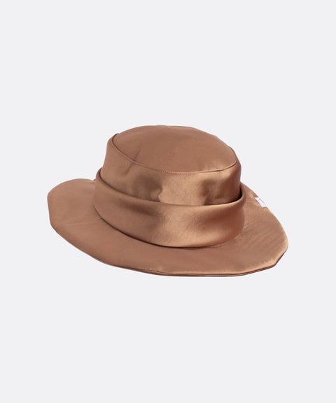 Draped Hat / Camel