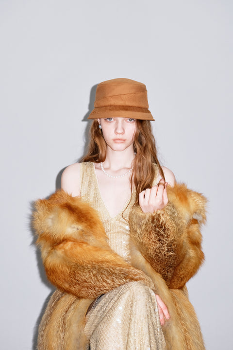 Spiral Plain Bucket / Camel