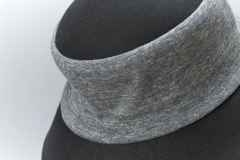Wool-jersey felt cloche by Akio Hirata OHKO