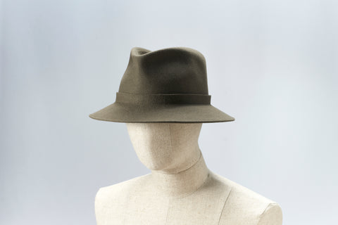 Double structure fedora hat by Akio Hirata OHKO