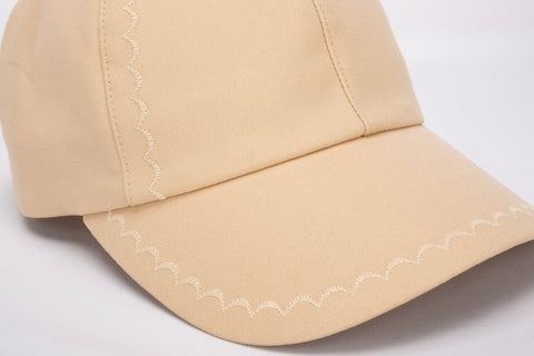 Embroidery Cap / Beige