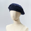 Wool cashmere knit beret by HIRATA Atelier